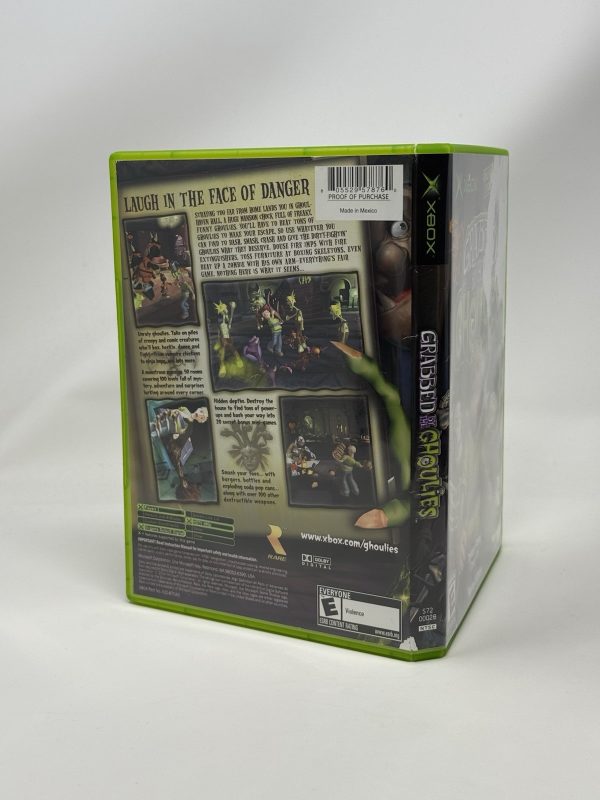 Grabbed by the Ghoulies Microsoft Xbox Complete CIB Immaculate Disc Tested