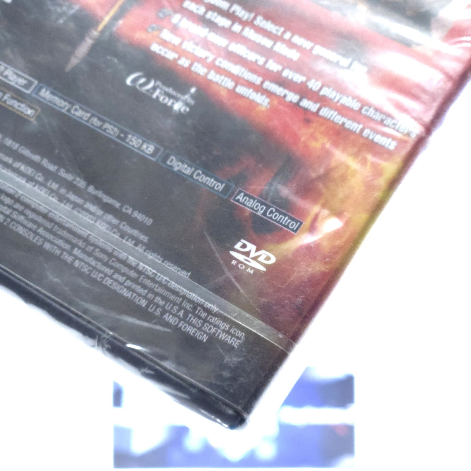 Dynasty Warriors 4 PS2 Black Label | Brand New – Damaged – PlayStation 2