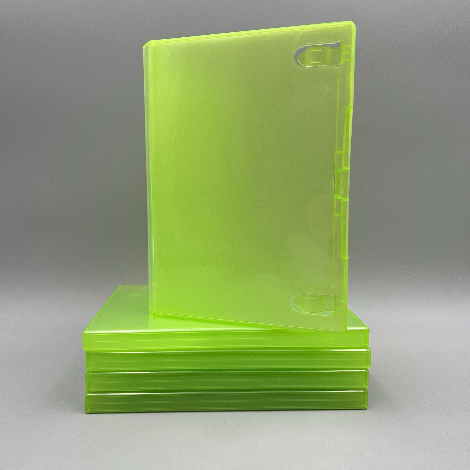 Xbox 360 Game Disc Case Replacement Translucent Green – Lot of 5 *READ*