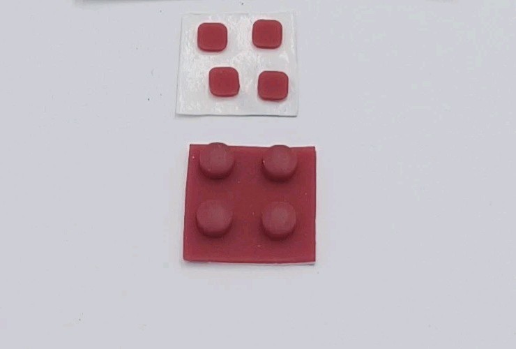 New Nintendo 3ds Xl LL Red Replacement Shells Front/Rear + Rubbers+Screws+Label
