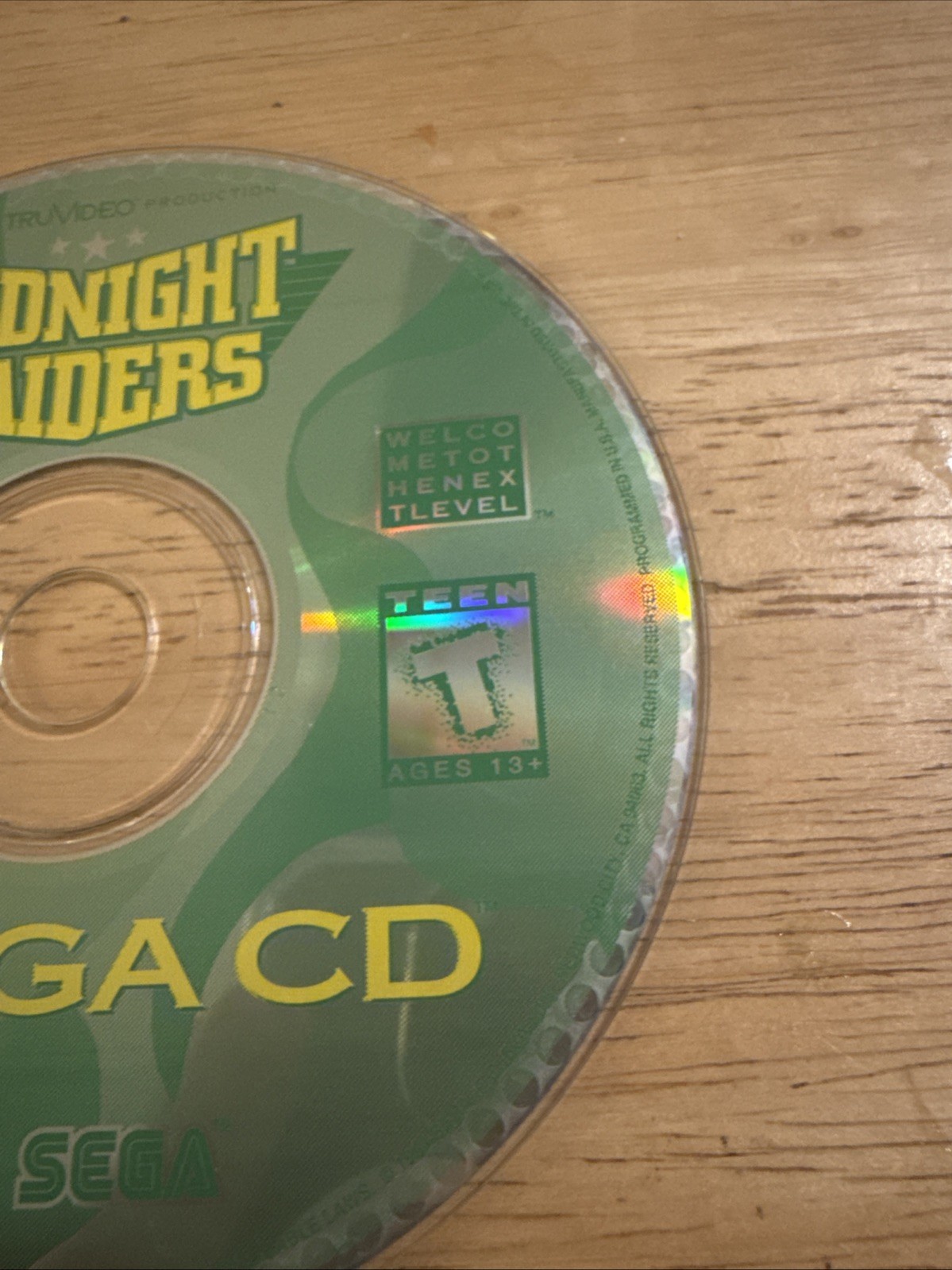 Midnight Raiders (Sega CD, 1994) Working Game Only