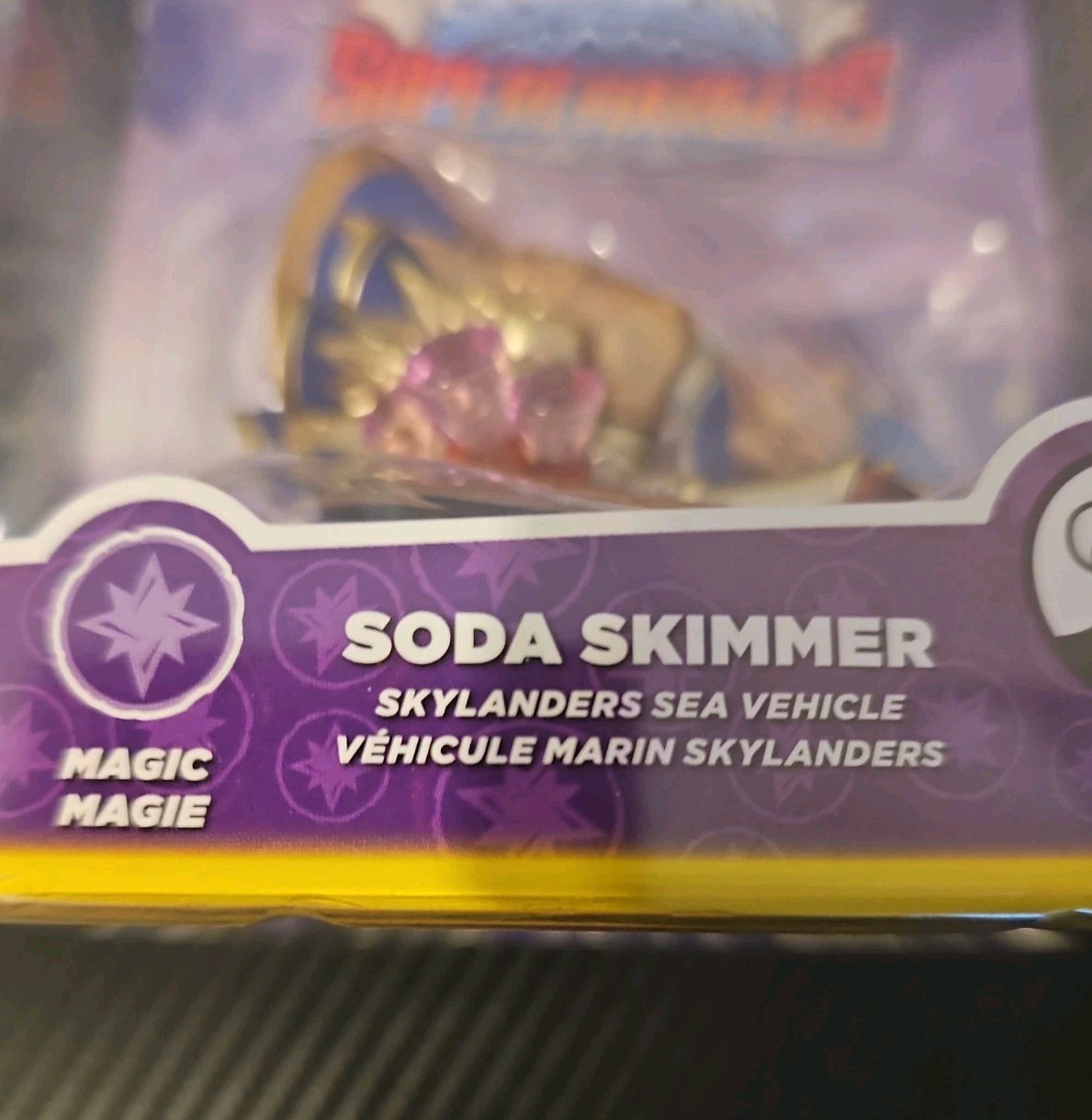 Skylanders Superchargers Soda Skimmer Sea Vehicle Magic Sea Marin Figure Sticker