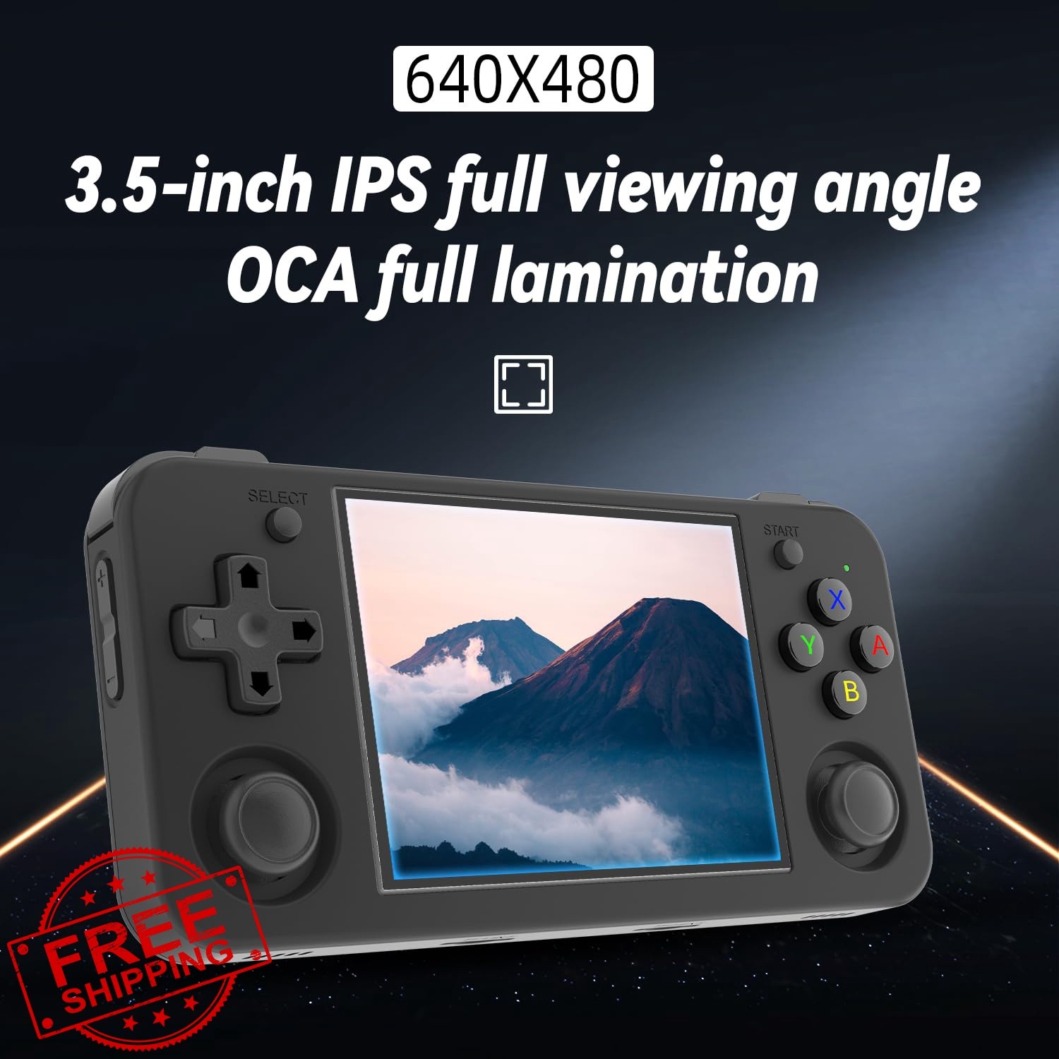 RG35XX H Retro Handheld Game Console Linux System 3.5”IPS Screen 64G TF Card…