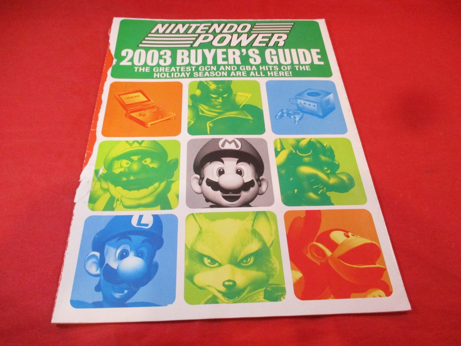 2003 Buyer’s Guide for Gamecube & Game Boy Advance Nintendo Power Promo Poster E