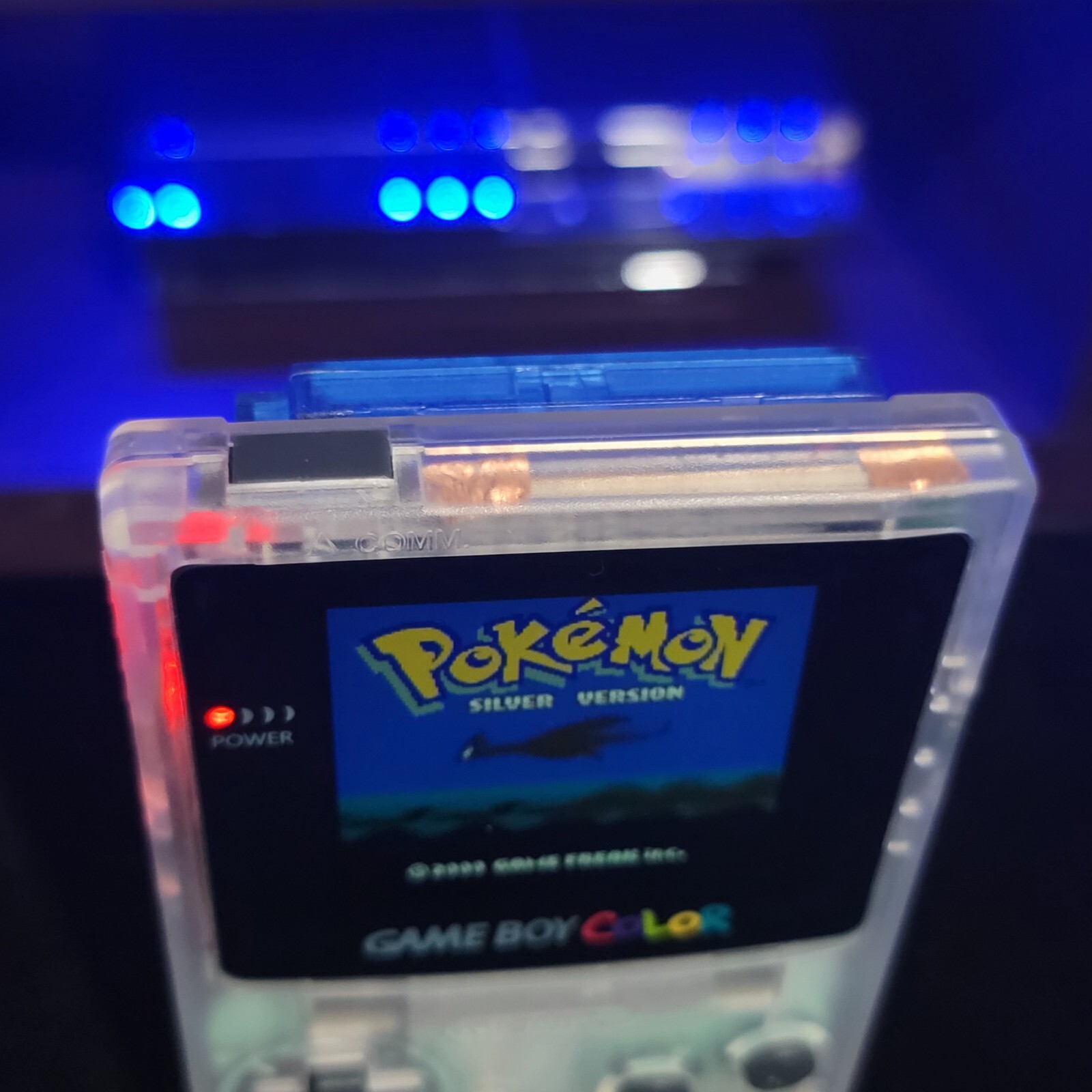 Clear Transparent Gameboy Color IPS Console Backlit LCD Screen GBC Game Boy