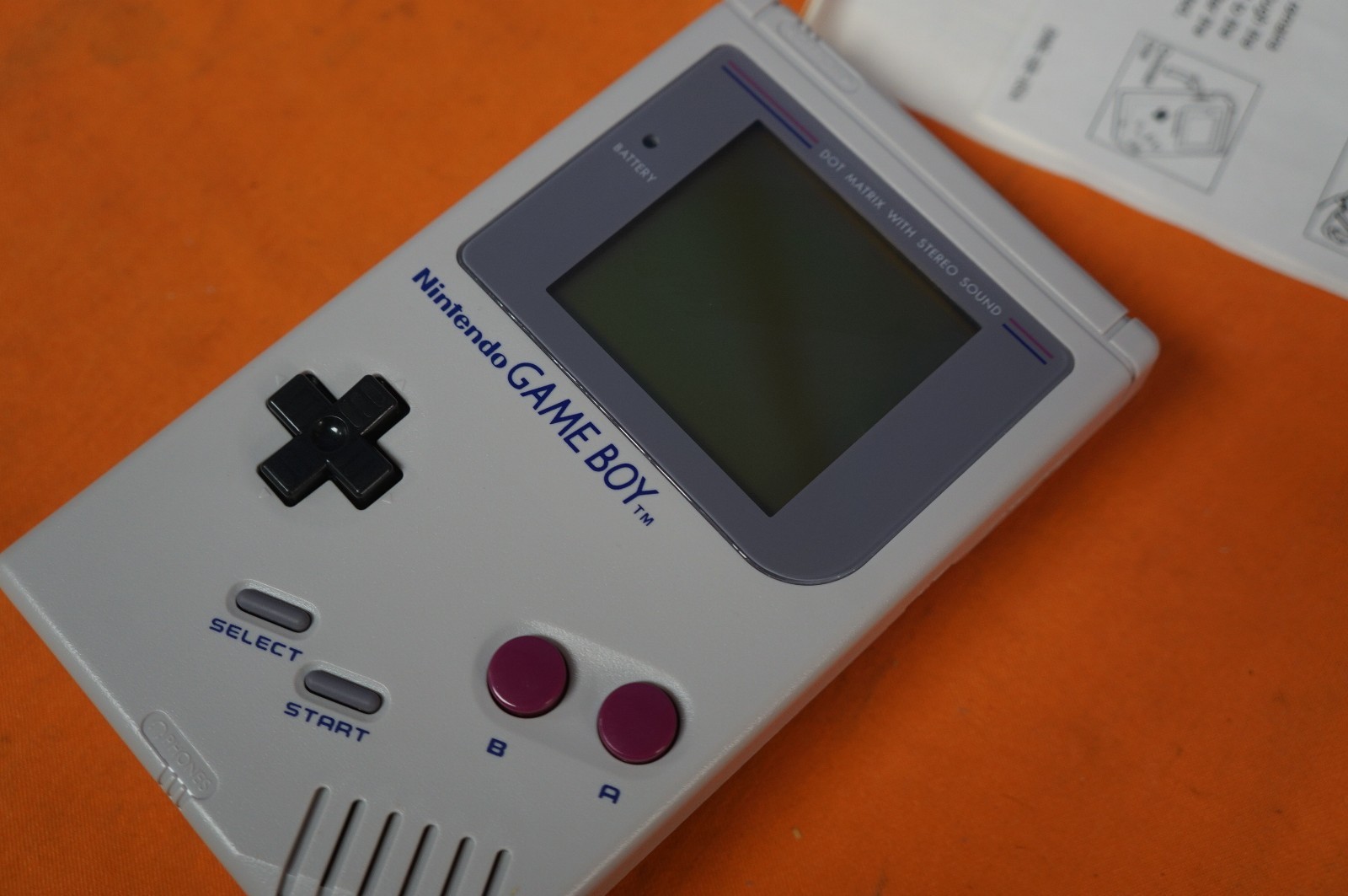 Nintendo Game Boy Launch Edition Handheld System – Gray W/Box