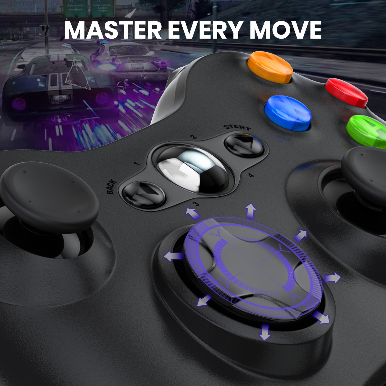 Wired /Wireless Xbox 360 Wired Gamepad Controller for Xbox 360/Slim PC Windows