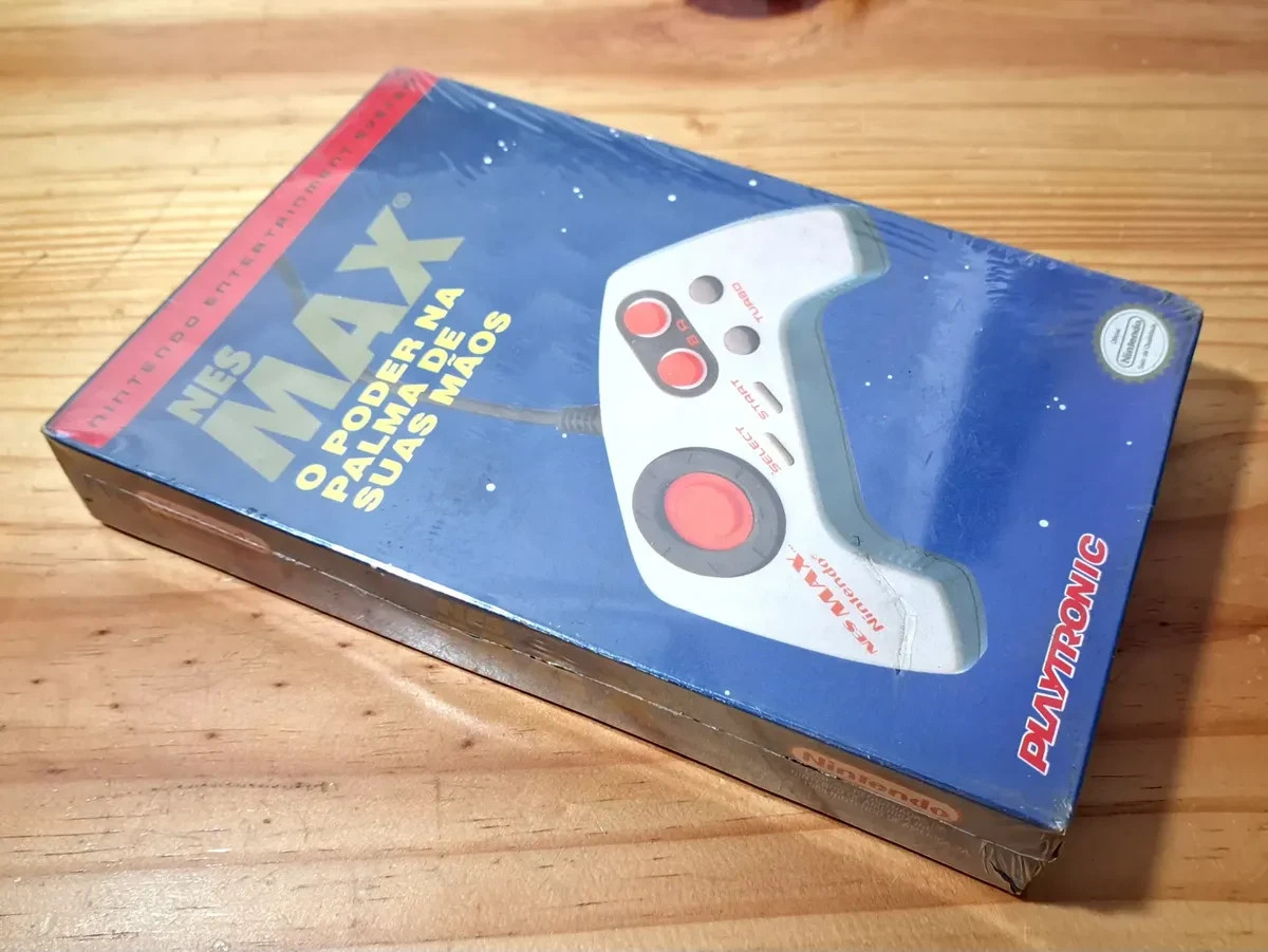 PLAYTRONIC BRASIL – Nintendo Nes Max Turbo Controller NEW! SEALED! VERY RARE!