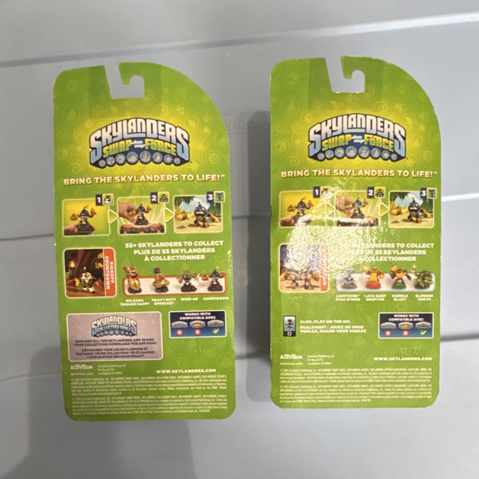 Activision Skylanders SWAP Force Kickoff Countdown & Countdown Character Figures
