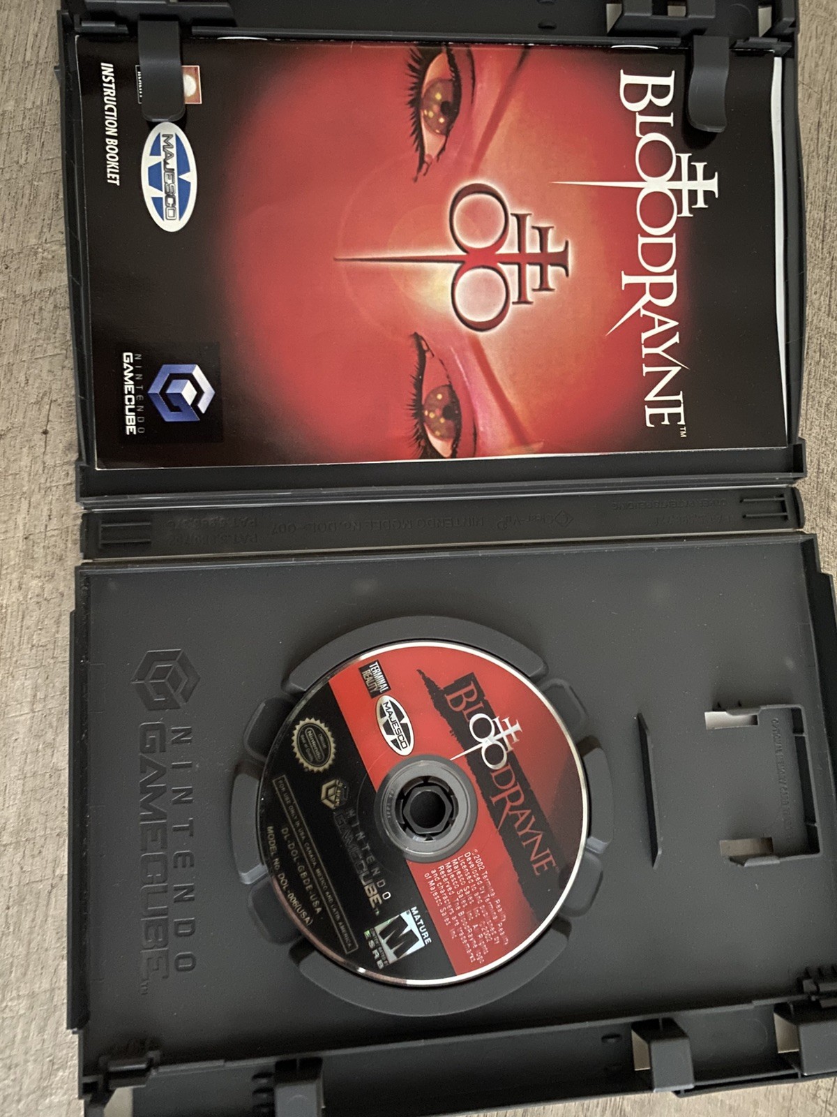 BloodRayne Nintendo GameCube CIB Complete Black Label Clean Disc in Case Manual