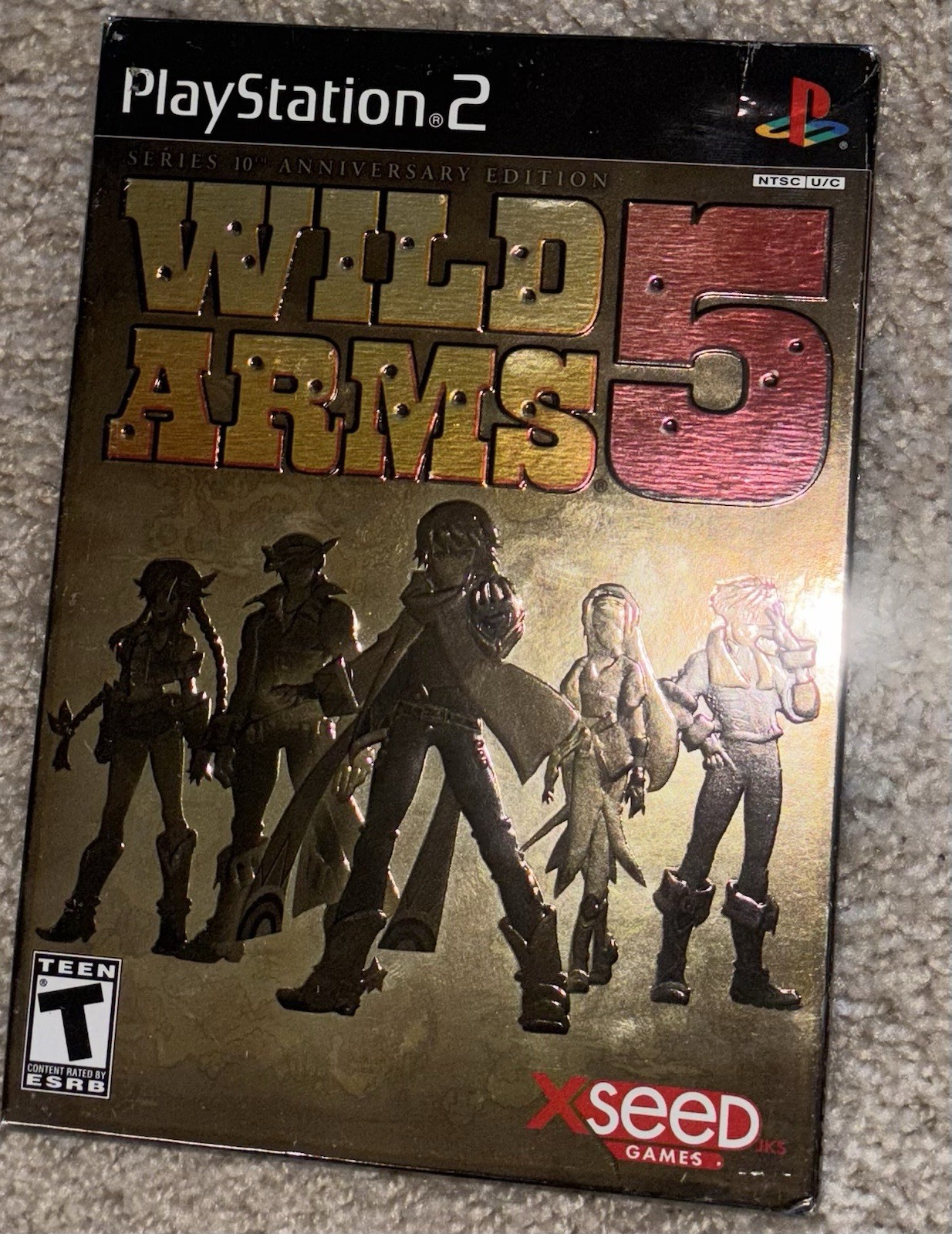 Xseed Games Wild Arms 5 10th Anniversary Edition DVD Keep Case PlayStation 2