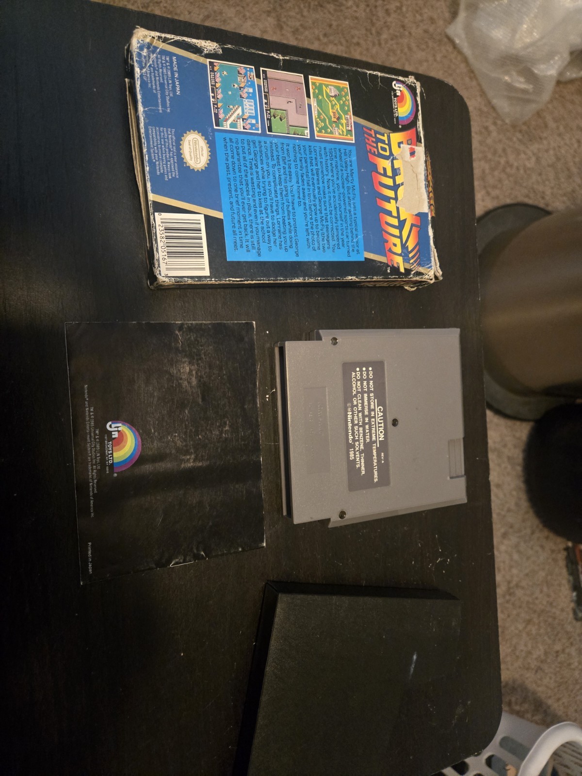 Back to the Future Nintendo NES 1989 Complete CIB