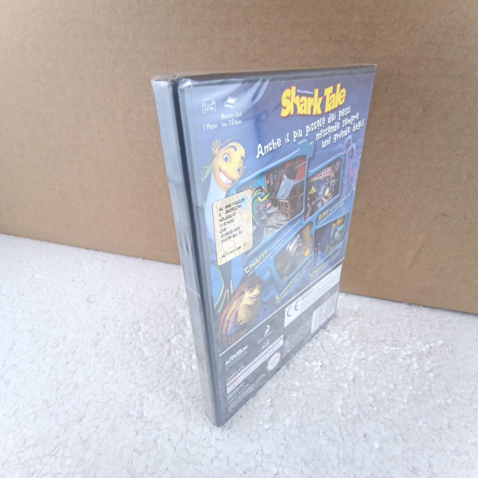 Nintendo GameCube Shark Tale PAL Italy Factory Sealed New Old Stock GC Game