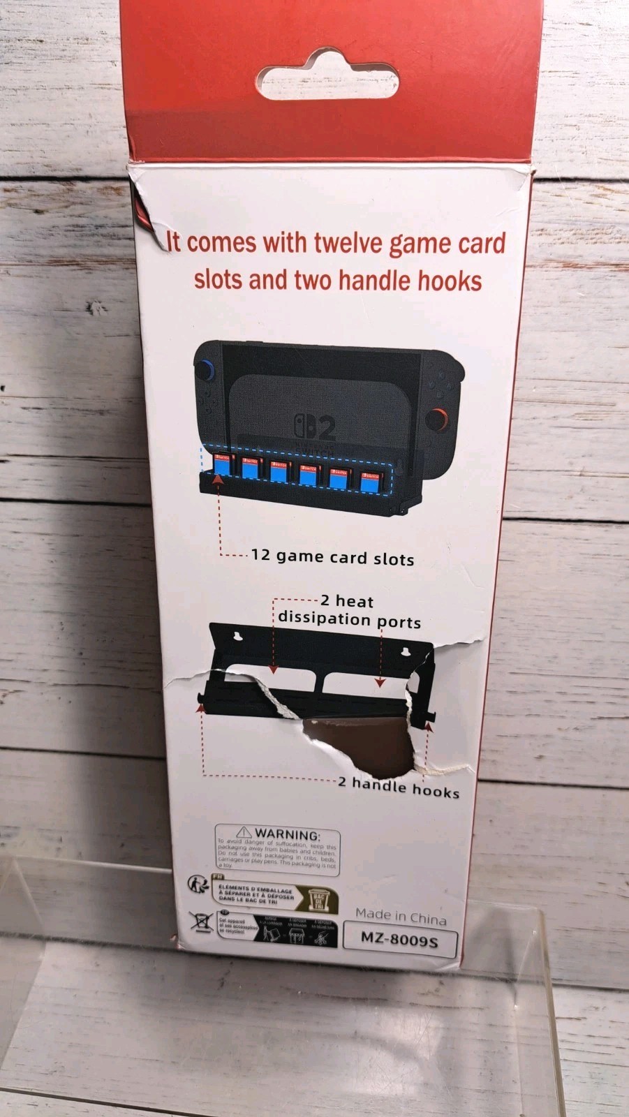 Wall Mount Stand for Nintendo Switch 2 2025 Model, Metal Wall Mount Kit Shelf…