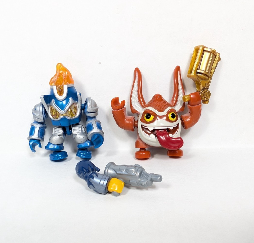 Skylanders Mega Bloks Figures Ignitor Trigger Happy Minifigures