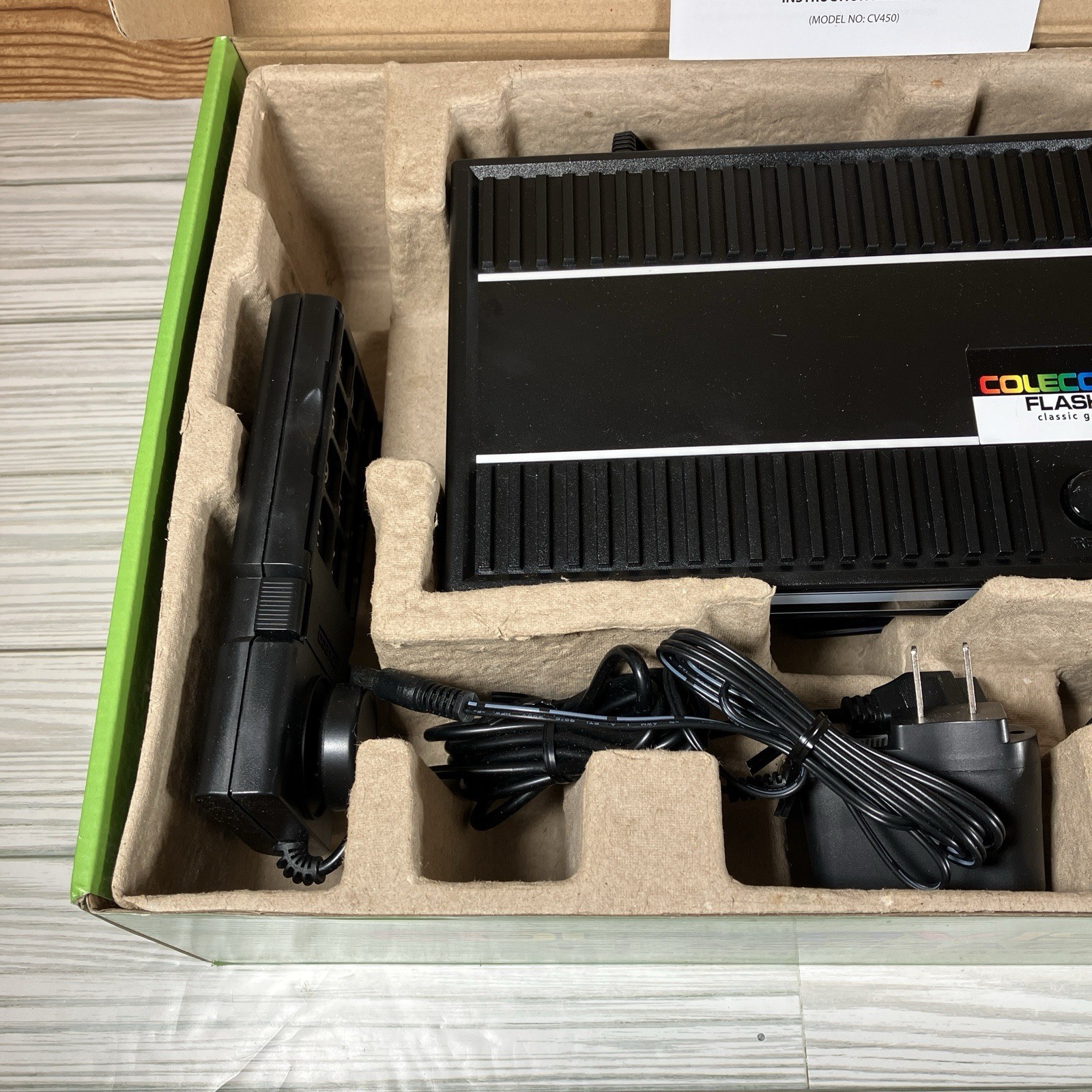 AtGames ColecoVision 32MB Black Game Console Open Box 60 Games Flashback Limited