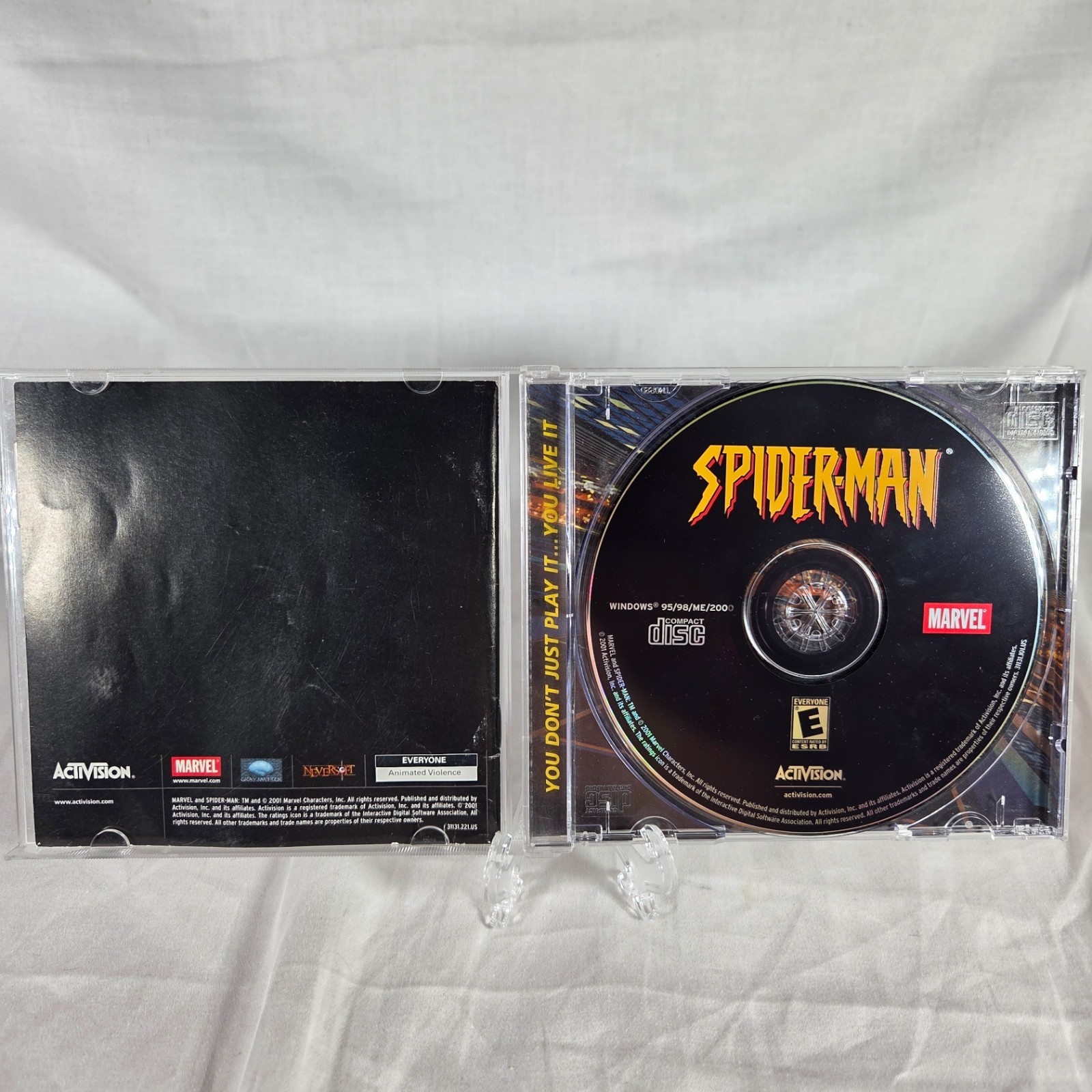 Spider-Man (PC, 2001) Activision Marvel – Jewel Case with Manual & Disc