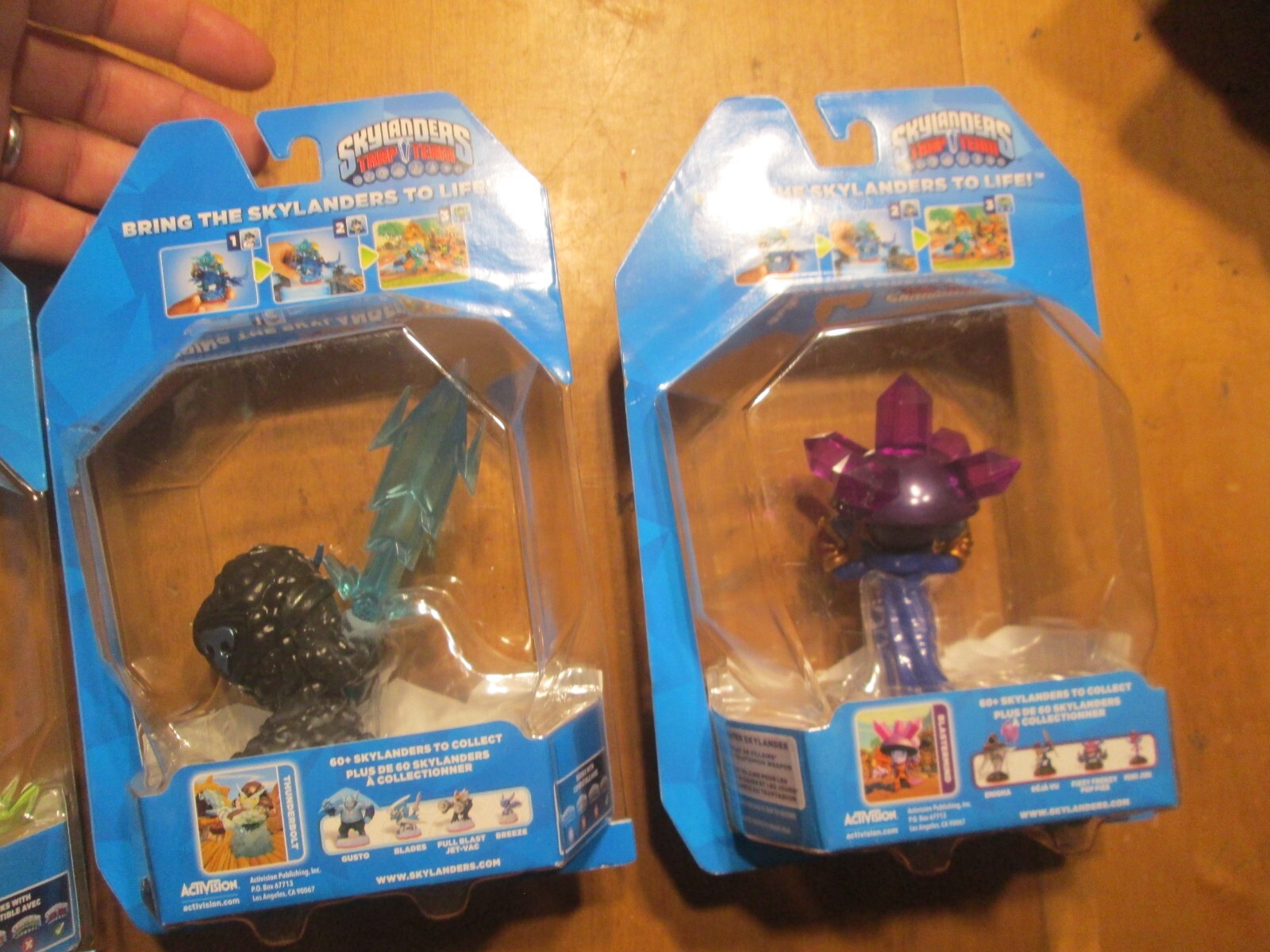 Skylanders Trap Team MASTER THUNDERBOLT TUFF LUCK BLASTERMIND MAGIC AIR + LOT