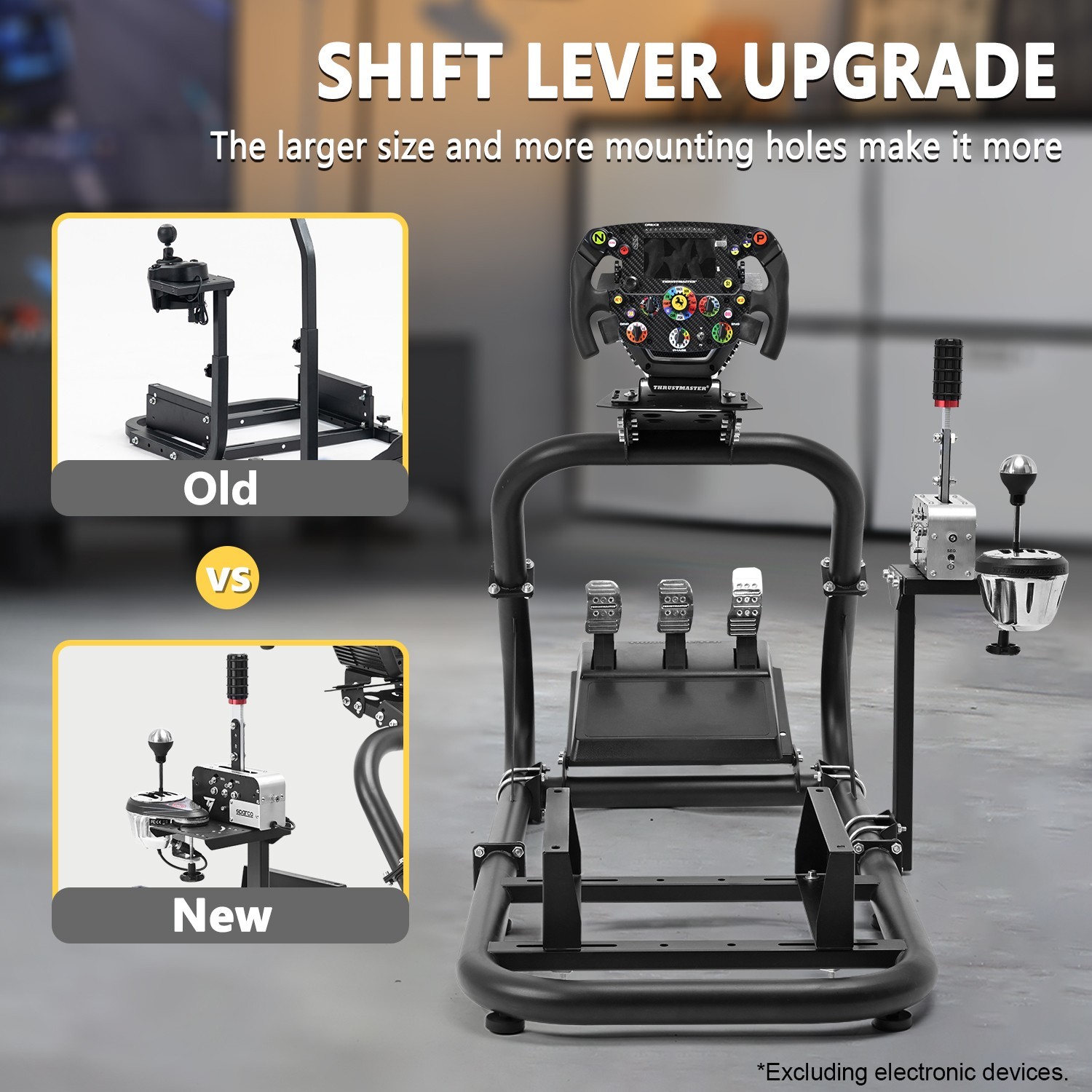 Marada Racing Sim Cockpit Wheel Stand Stable Fit Logitech G29 G920Thrustmaster