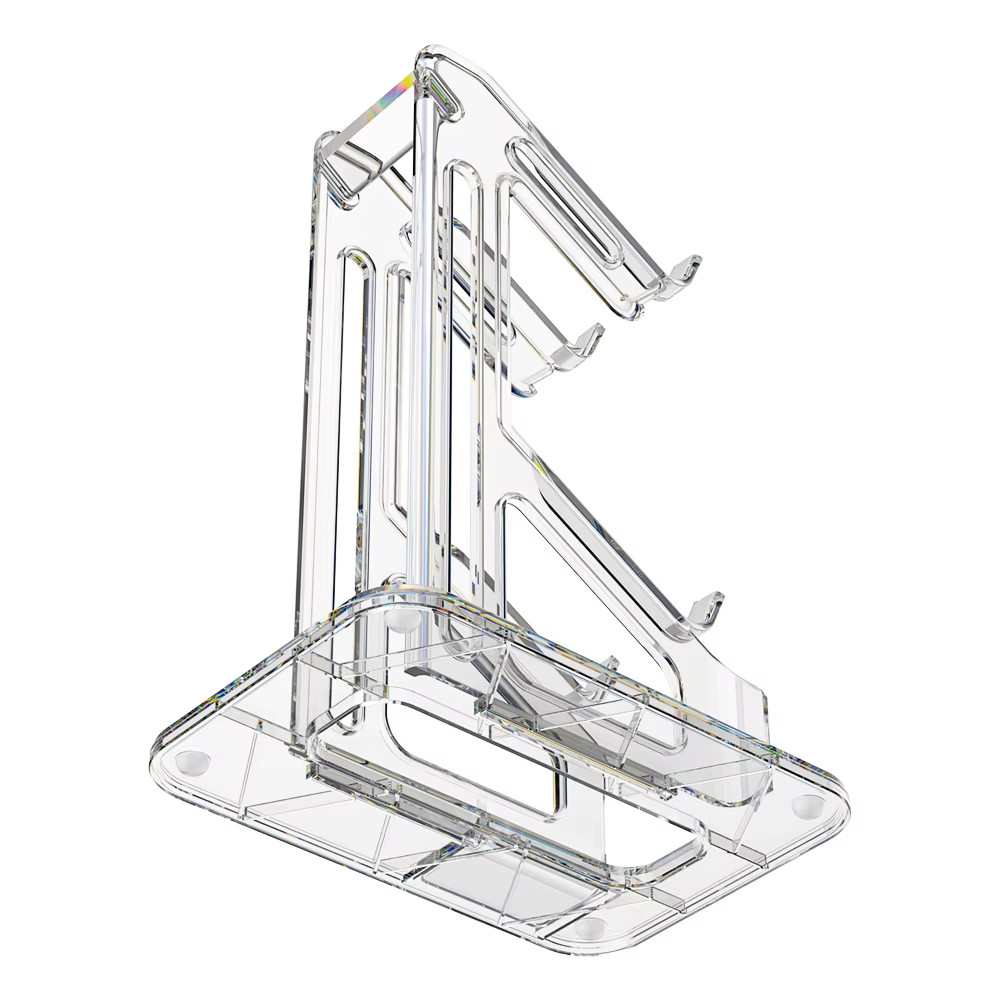 RGB Dual Game Controller Holder Acrylic Gamepad Handle Bracket Display for Switc