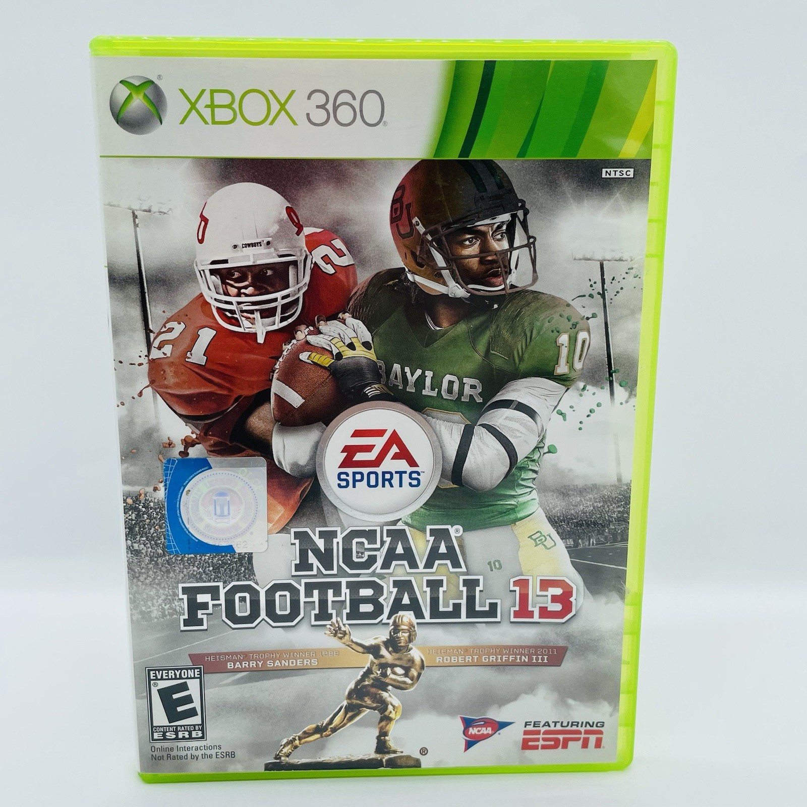 NCAA Football 13 (Microsoft Xbox 360 2012) Complete w/ Manual & Insert TESTED