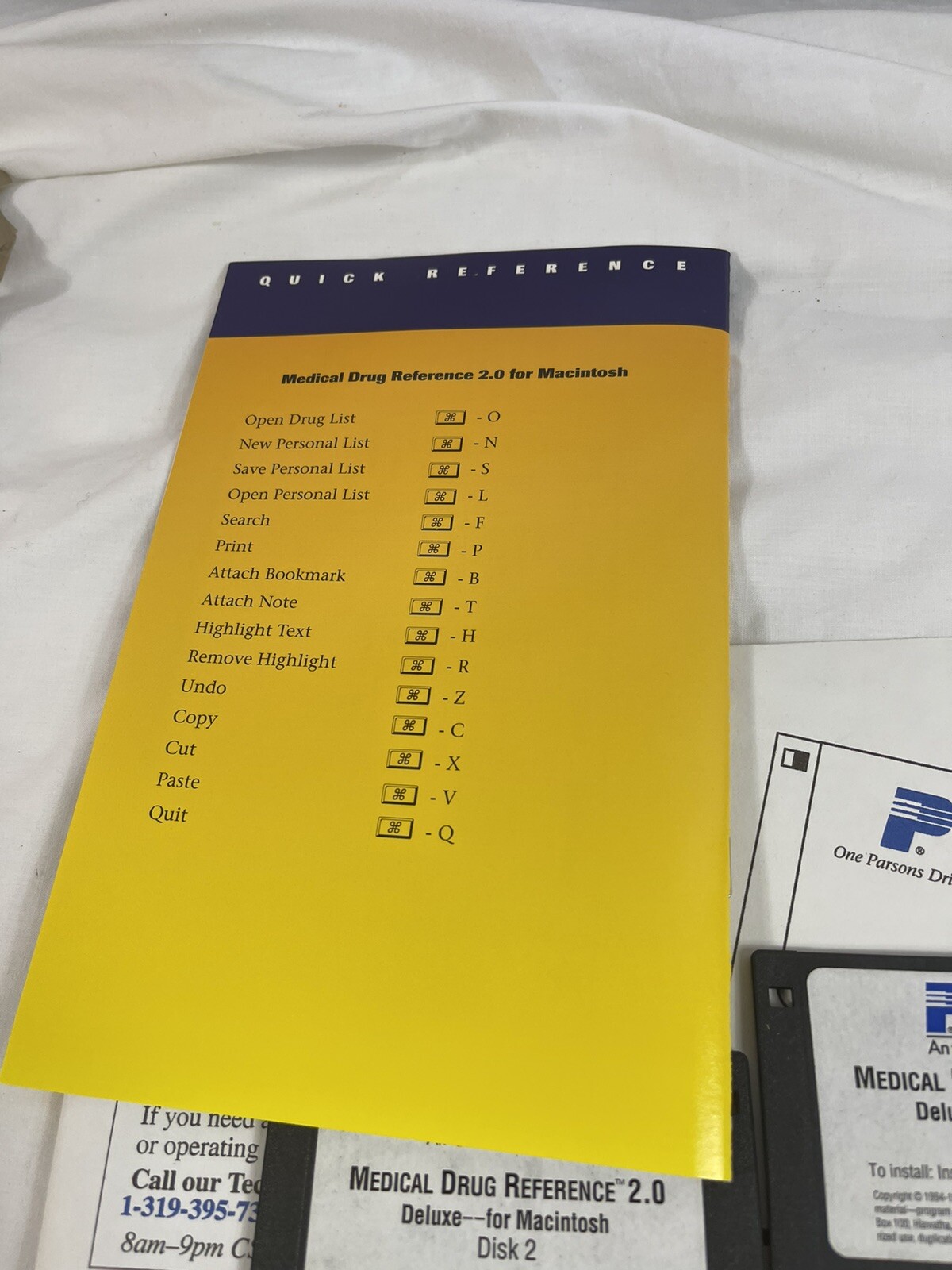 Medical Drug Reference 2.0 Deluxe for Macintosh 3.5 Diskette