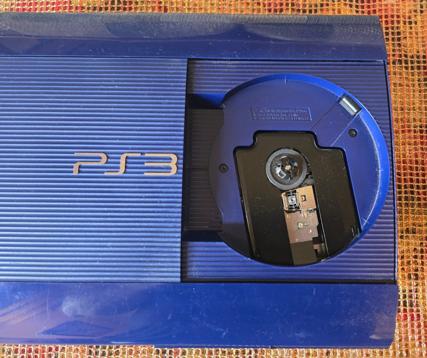 Sony PlayStation PS3 Super Slim 250GB Blue Console CECH-4201B W OEM Controller