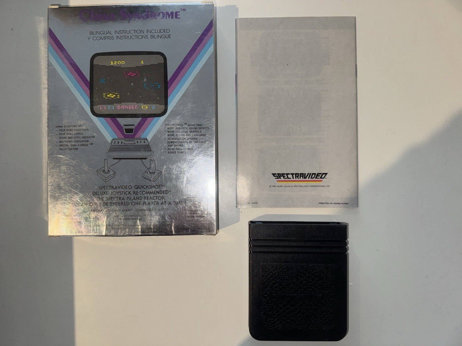 China Syndrome (Atari 2600, 1982) CIB COMPLETE +MANUAL
