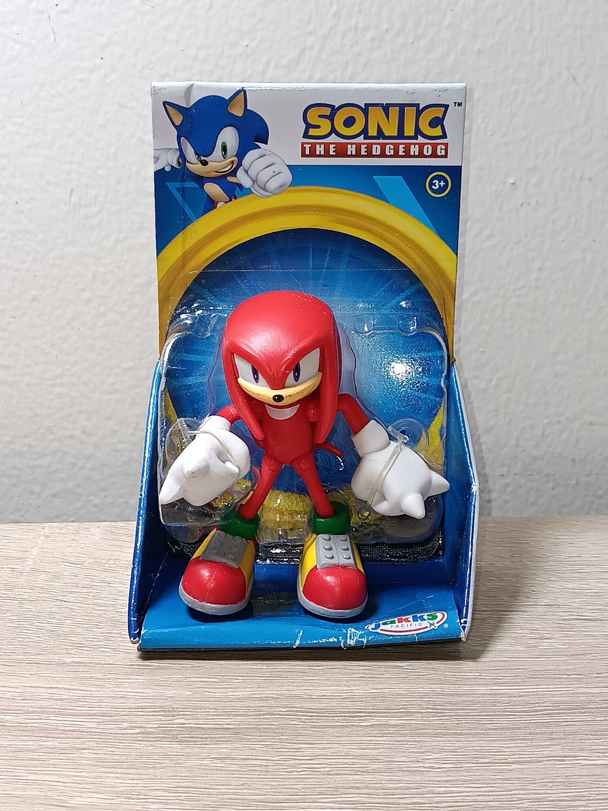 *FREE SHIP* 2.5″ KNUCKLES Modern Sonic the Hedgehog Jakks Pacific CHECKLANE