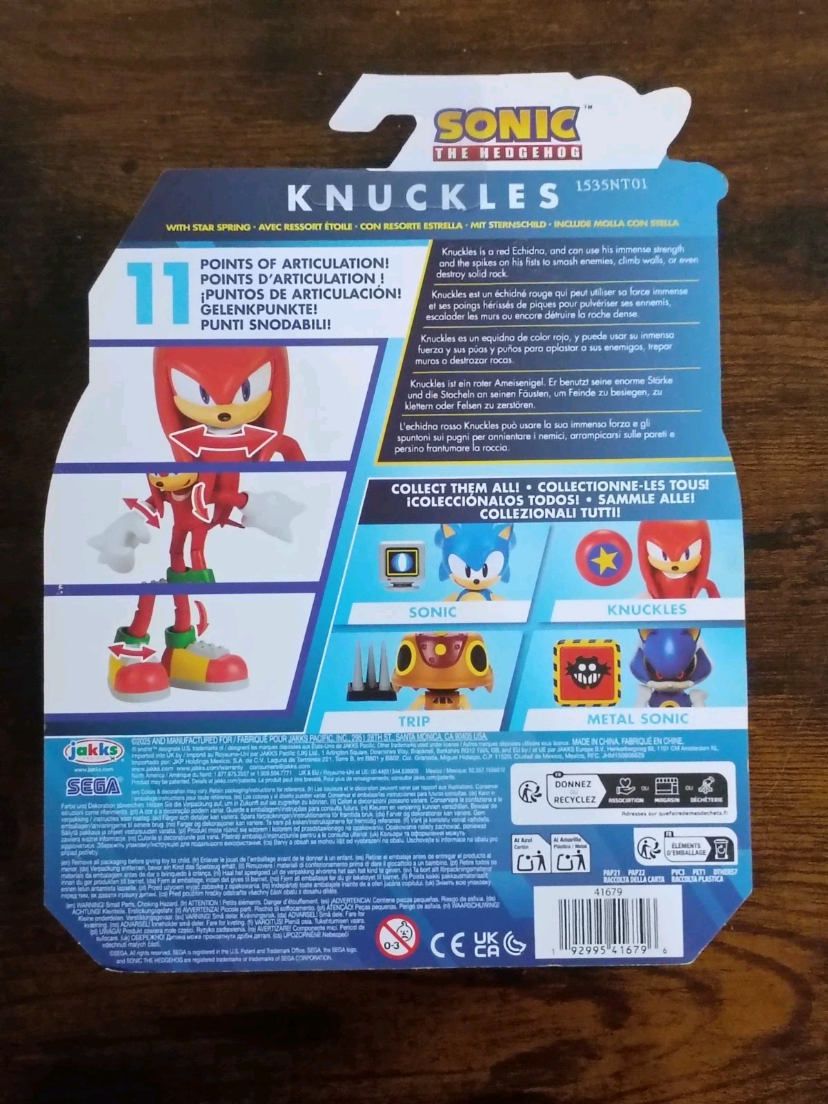 4″ CHAOS TAILS KNUCKLES METAL SONIC the Hedgehog 35th Anniversary Jakks SEGA Lot