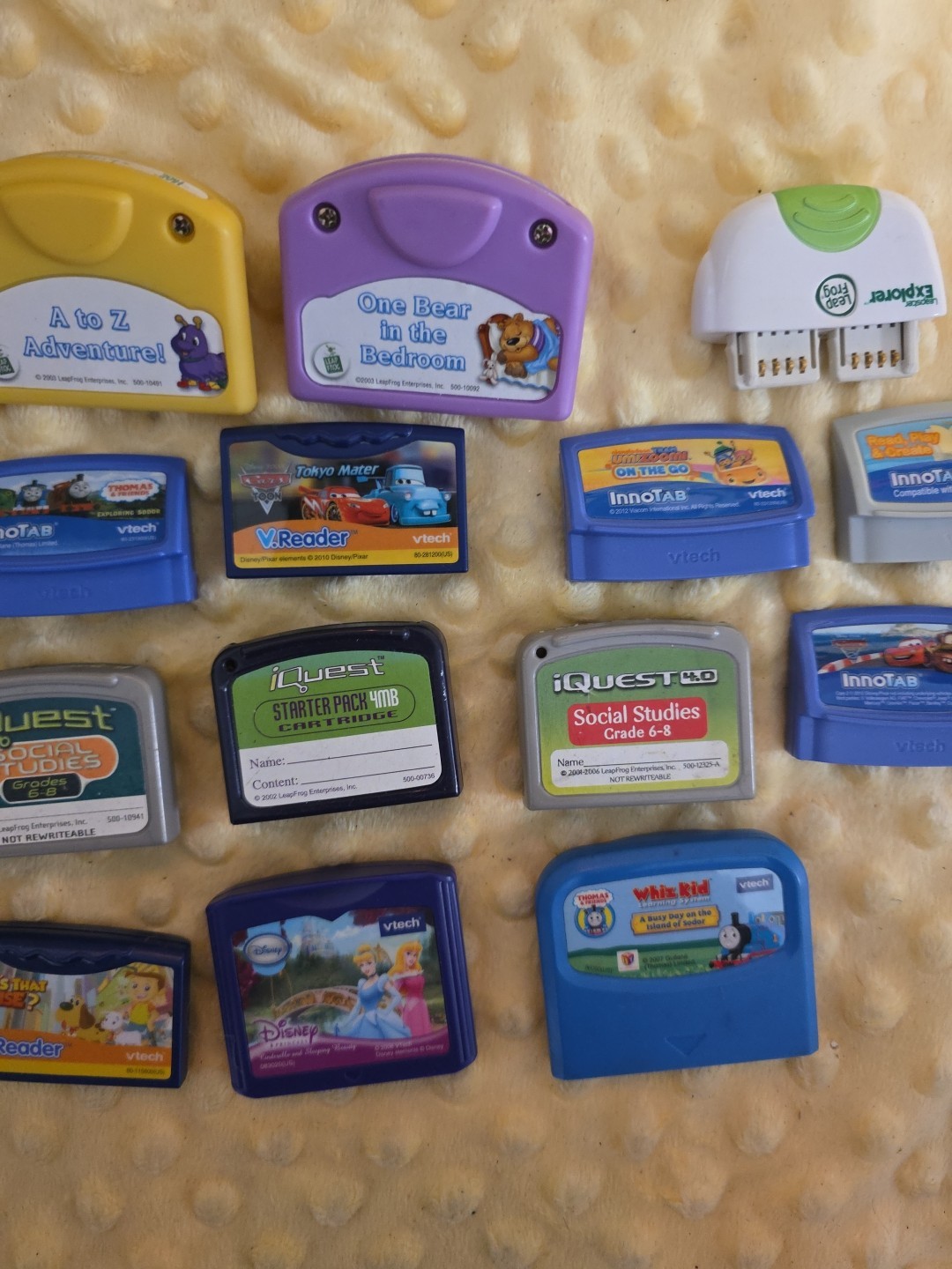 Wholesale Kids Learning Video Games Bulk lot Of 18 ~Leapfrog Vtech