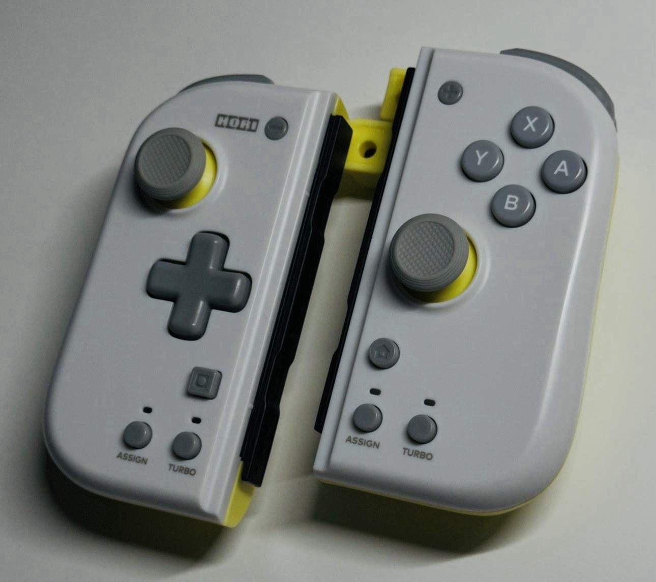 HORI Split Pad Compact: Light Gray and Yellow Nintendo Switch – Tested D289