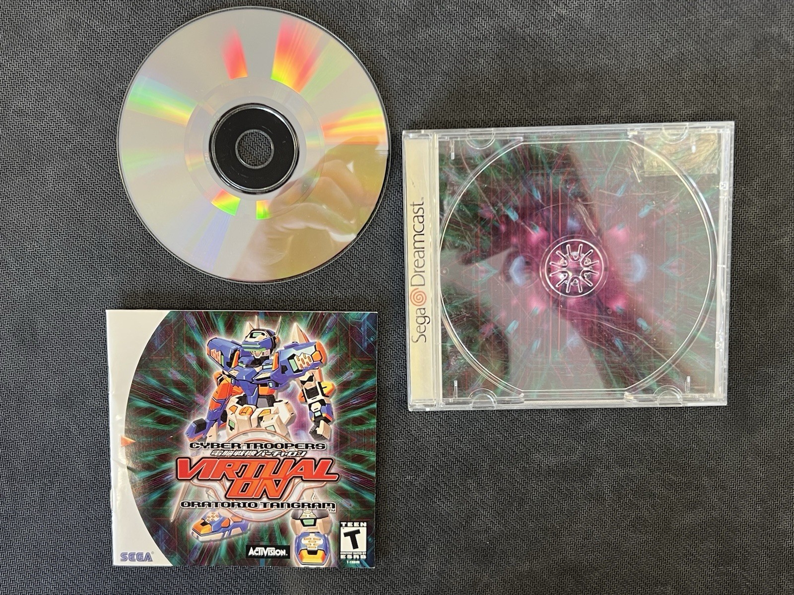 Virtual-On: Oratorio Tangram (Sega Dreamcast, 2000) CIB Tested!