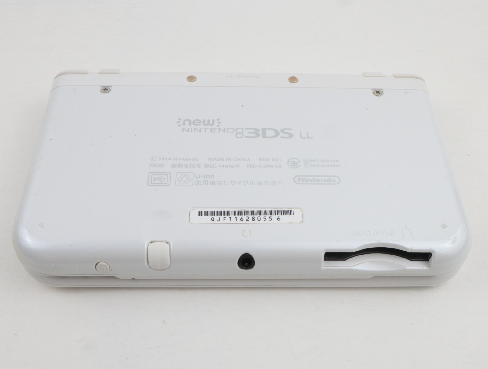 New Nintendo 3DS XL LL Console Dual IPS LCD Pearl White Excellent / Region Free