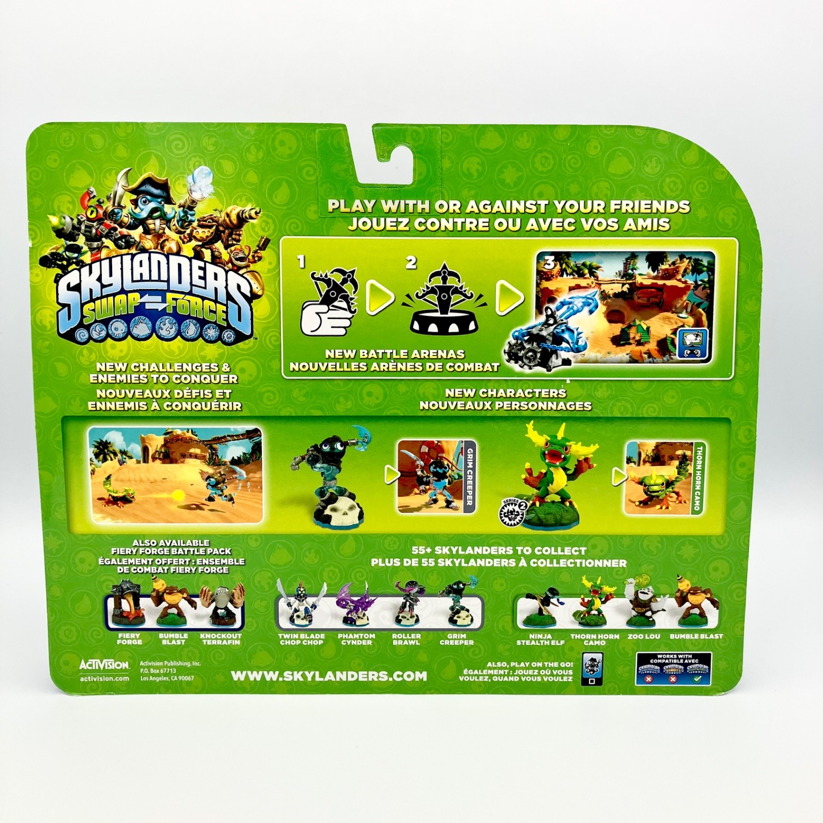 Skylanders Swap Force Arkeyan Crossbow Battle Pack Thorn Horn Camo NEW SEALED