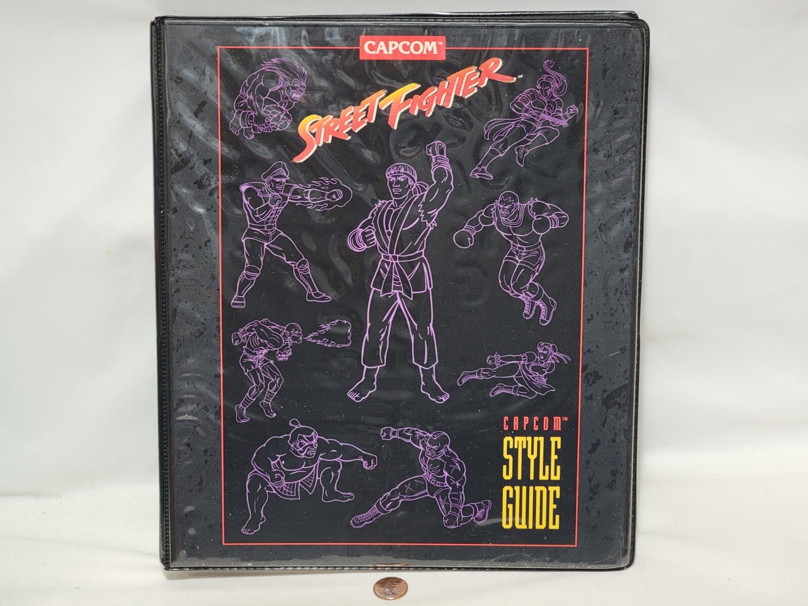 Street Fighter II Capcom Style Guide 1992 Video Game Product Development Info