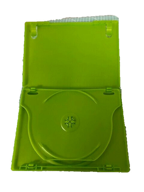New Replacement Double Game Cases Microsoft Xbox Green, or use for Single Disk