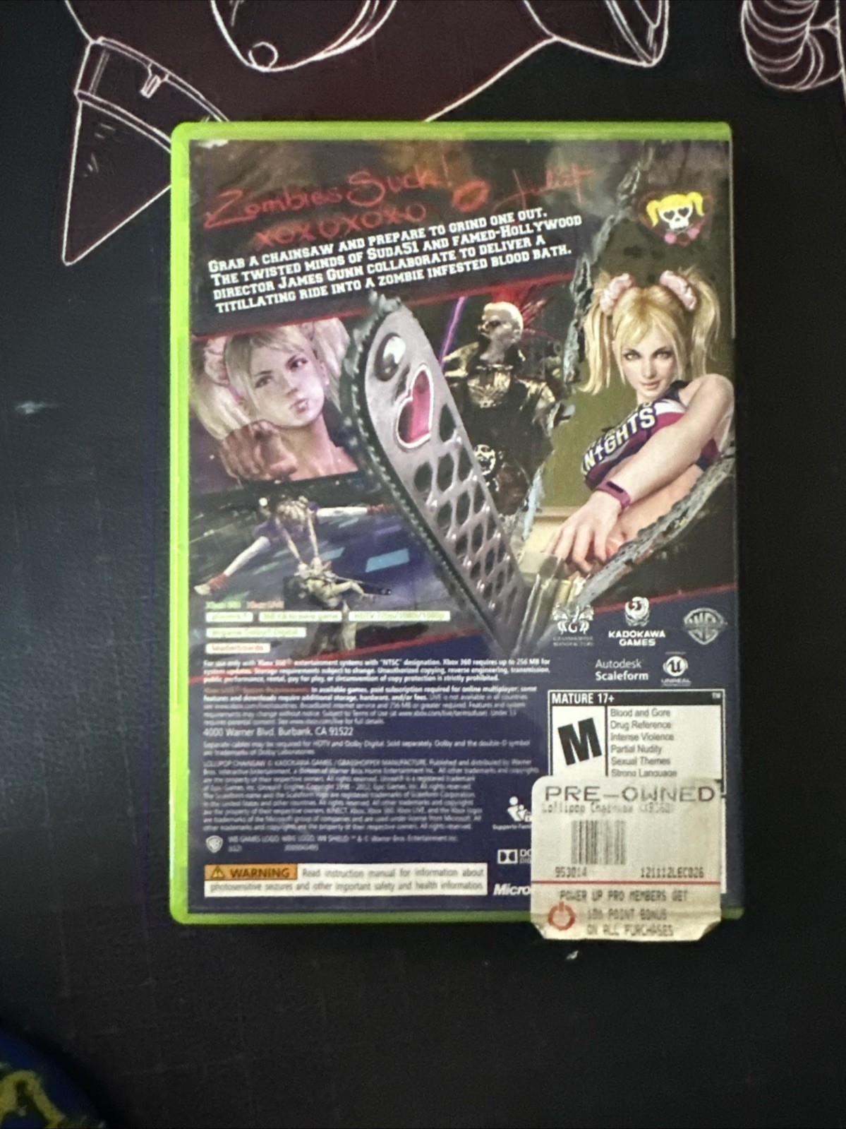 Lollipop Chainsaw (Microsoft Xbox 360, 2012) CIB