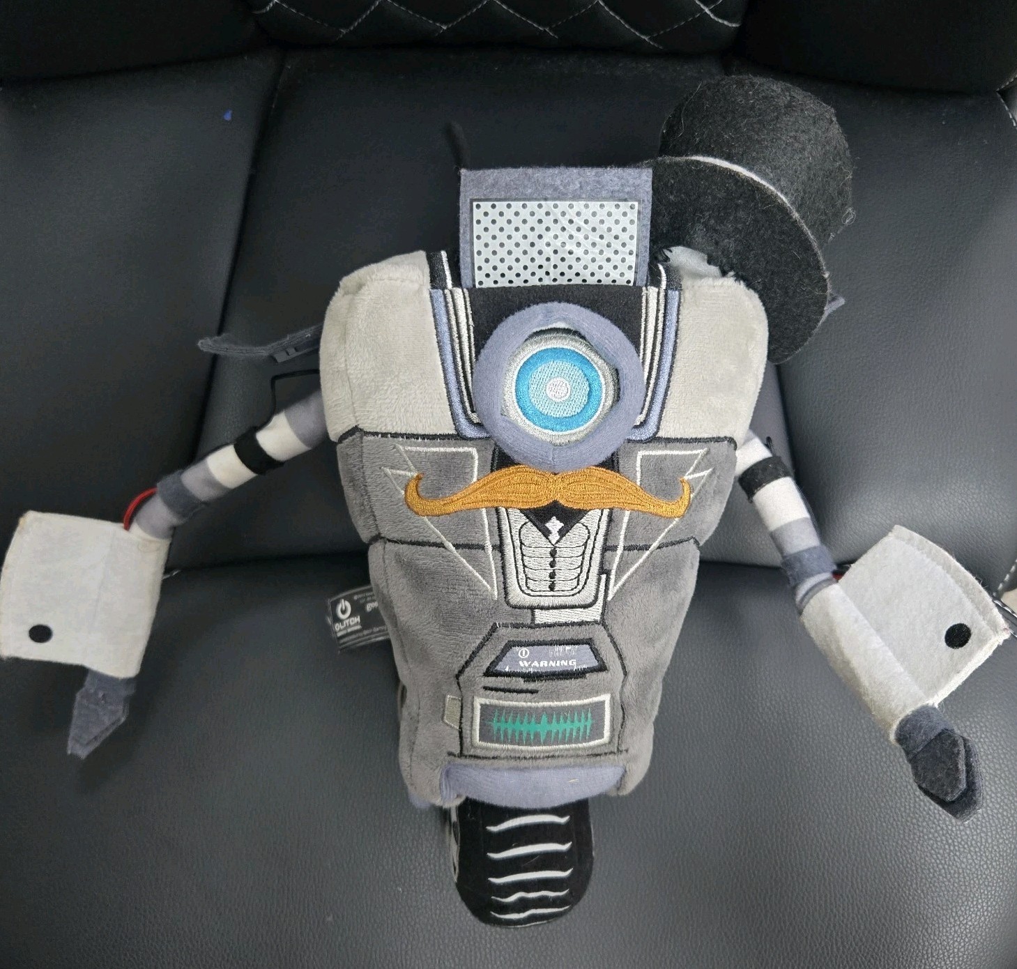 Borderlands 2 Gentleman Caller Claptrap Robot Talking Plush Gearbox 2018