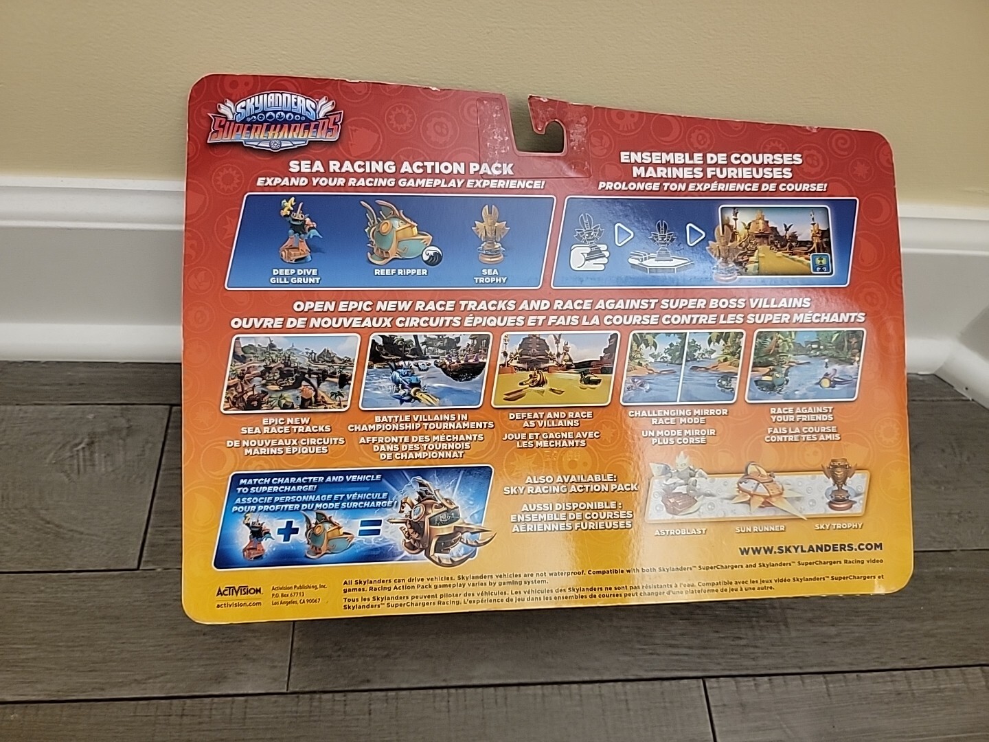 Skylanders SuperChargers Sea Racing Action Pack Gill Grunt Reef Ripper Trophy