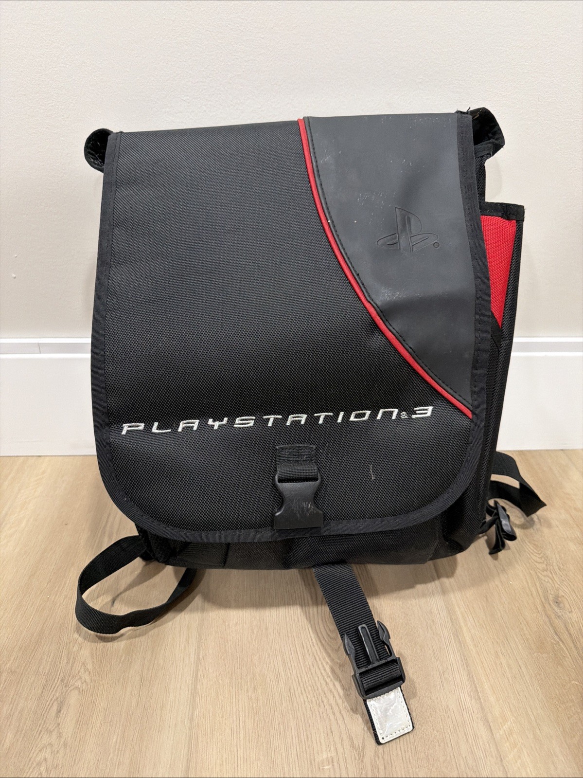 Official Sony PlayStation 3 Backpack PS3 Storage Travel Bag Carrying Soft Case