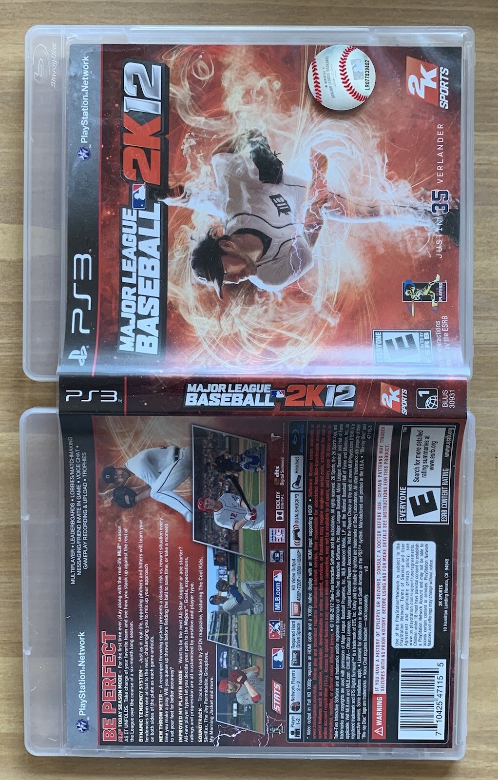 PS3 ~ MLB 2K12 ~ 2K Sports ~ E ~ 1+ Players ~ 2011 ~ !L⚾️⚾️K!