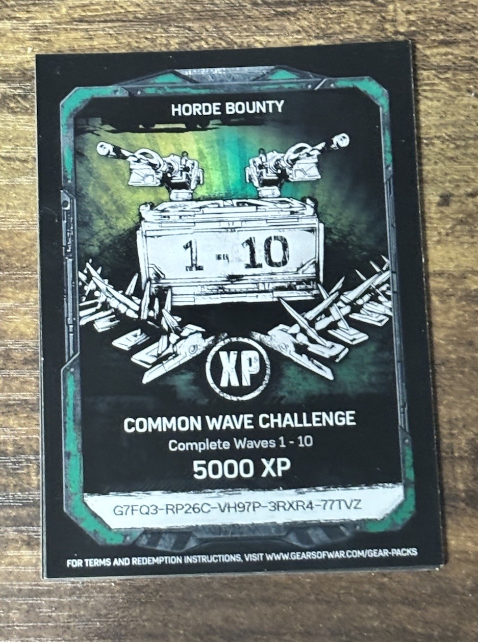 Gears of War 4 Promo Cards Bulk Lot 205 Pc Reyna Lancer Horde Bounty Stickers