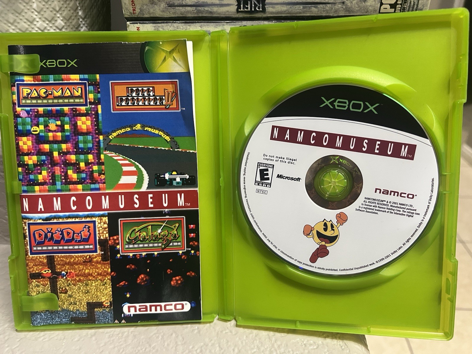 Namco Museum Xbox CIB Tested