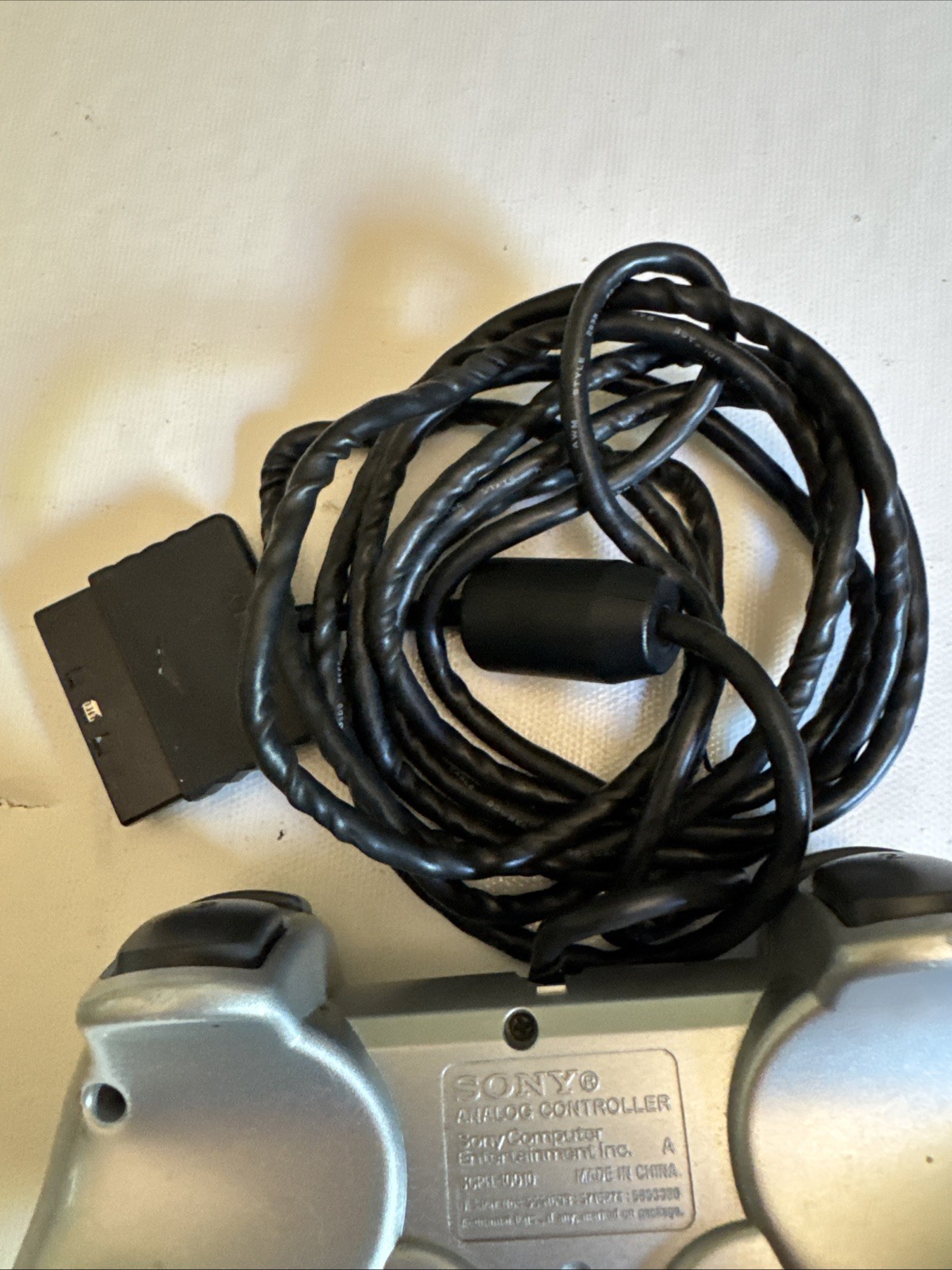 OEM Sony Playstation 2 (PS2) DualShock 2 Silver Controller SCPH-10010 Wired