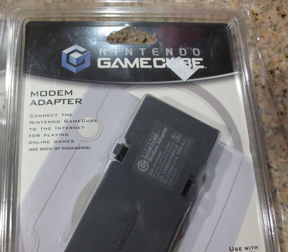 GAMECUBE WAVEBIRD PLATINUM CONTROLLER MODEM ADAPTER MEMORY 1019 CARD NEW OEM
