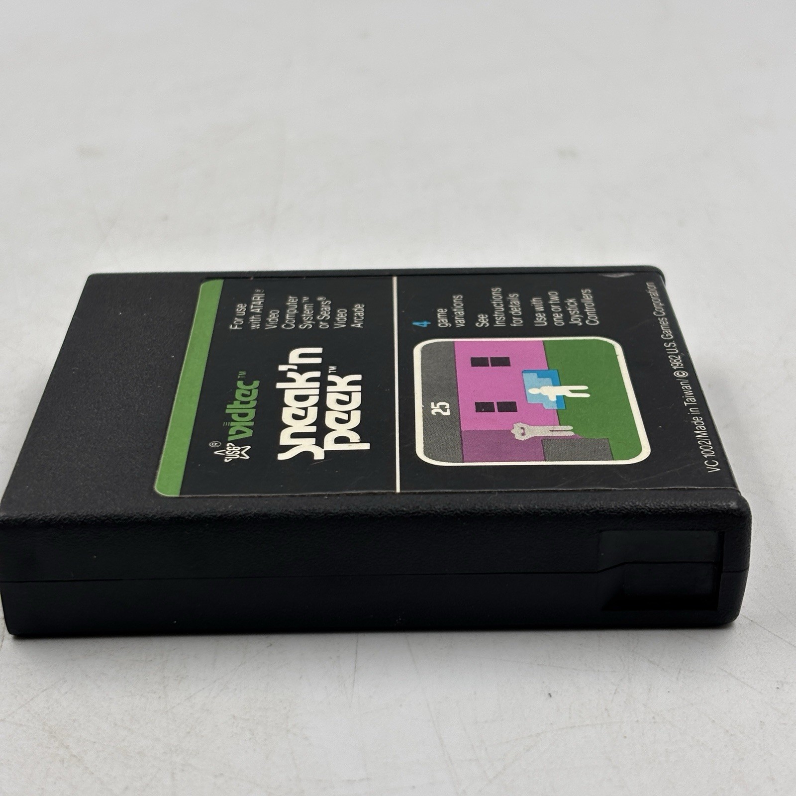 Sneak’n Peek (Atari 2600, 1982) By Vidtec (Cartridge only) NTSC