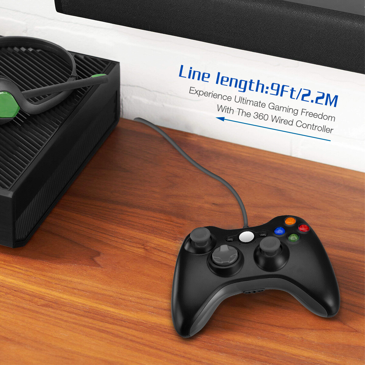 Wired Controller USB For PC Compatible With Xbox 360 / Windows 7 8 10 11 Gamepad