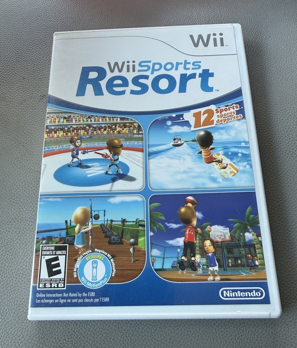 Nintendo Wii Sports Resort Nintendo Wii 2009 Manual Wii Motion Plus CIB