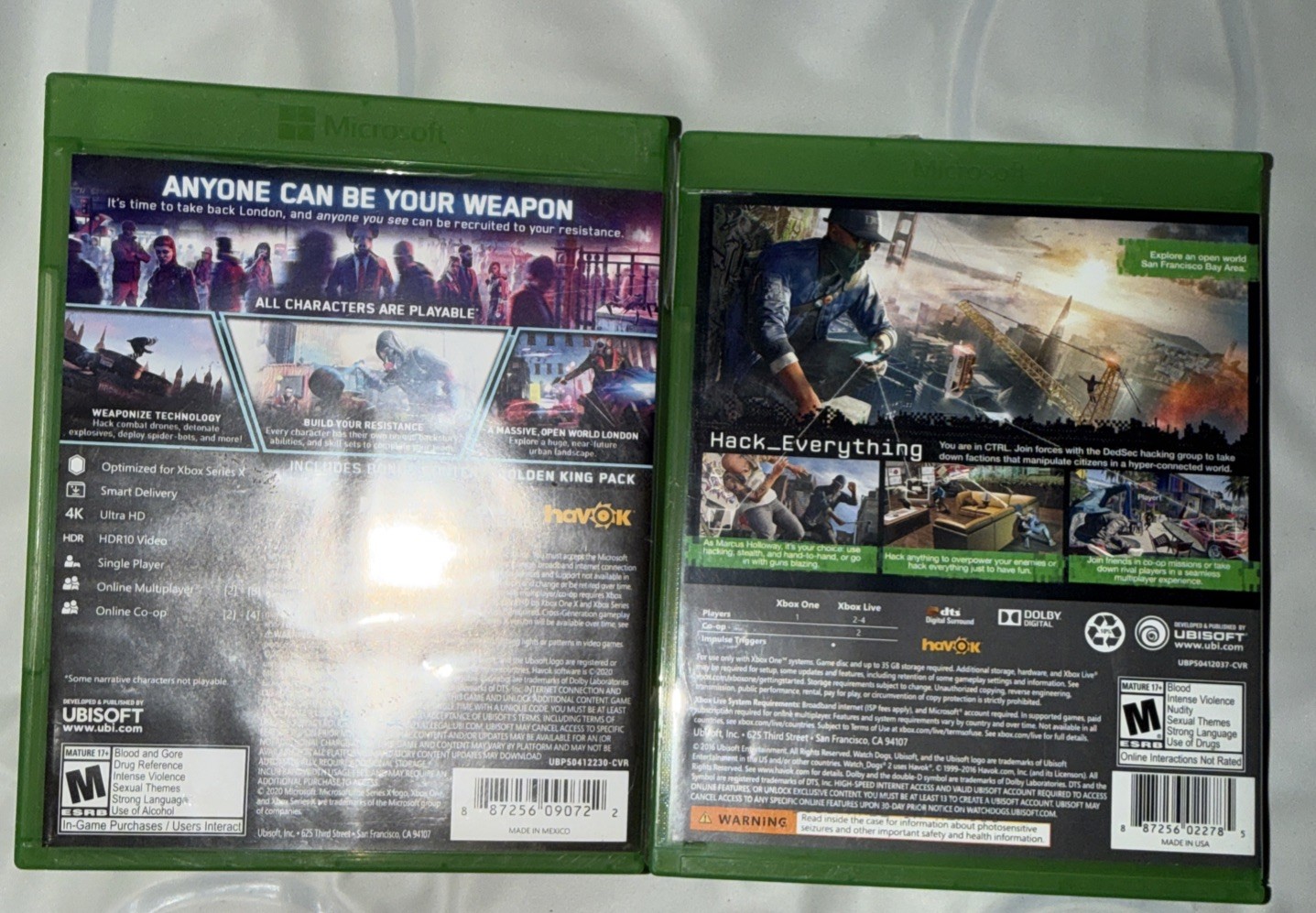Watch Dogs Legion And Watch Dogs 2 Tested Working (Microsoft Xbox One, 2020)